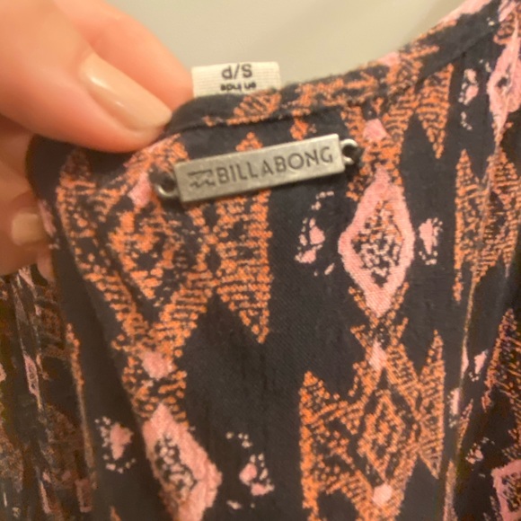 Boho flowy patterned long sleeve dress - Picture 4 of 6